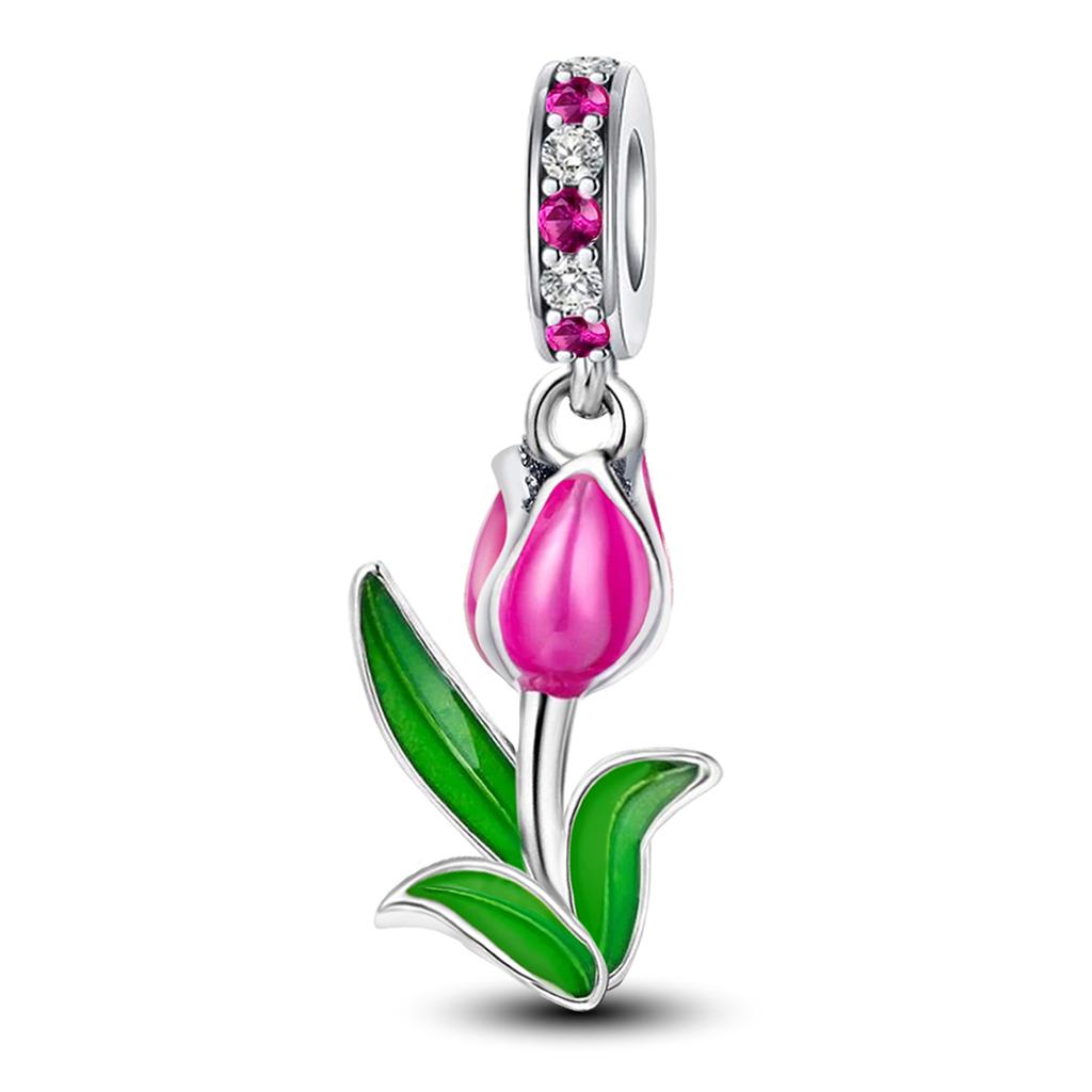 Медь Подсолнух Роза Цветок Серия Шарм Бусина Подходит Оригинальный Пан Браслет Браслет Высокое Качество DIY Ювелирные Изделия Для Женщин