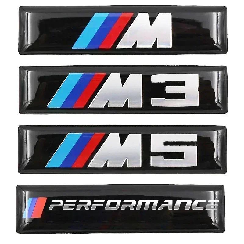 1 шт. Автомобильная силиконовая наклейка 3D эмблема Декаль Для BMW M E46 E39 E38 90 E60 36 F30 F30 E34 F10 E91 53 E70 X5 X3 X6 Автоаксессуары