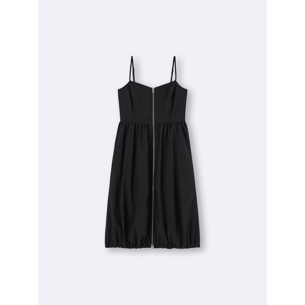 GU by Uniqlo Платье с застежкой-молнией спереди и подолом-пузырем+ec, короткая длина 105,0–114,0 см 