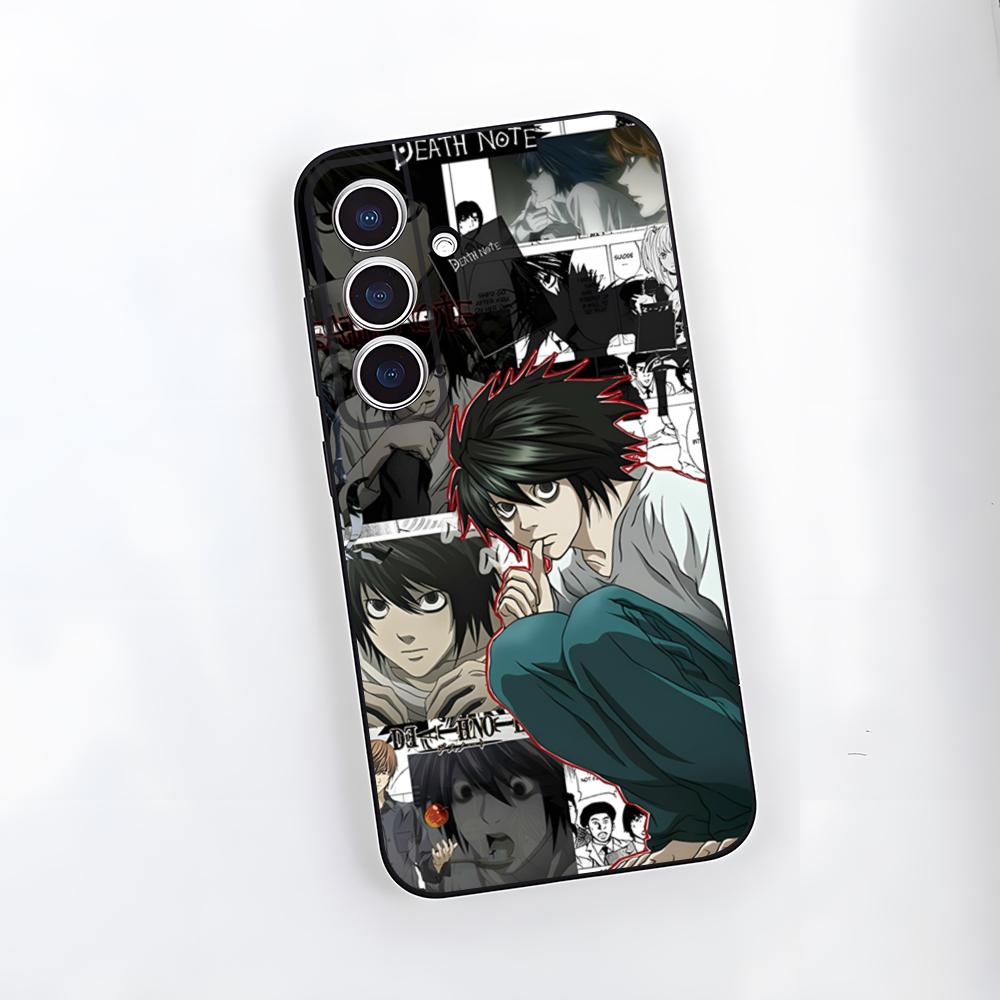 Чехол для телефона D-Death Note для Samsung S25 Plus S20 S20 Plus S22 Ultra S23 FE S21 Plus S21 Ultra Мягкий чехол