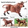 Cognitive Animal Model Toy: Dairy Cow, Buffalo, Yellow Cattle, Rhinoceros, Simmental Bull