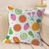 Art Fruit Pillow Gift Home Office Decoration Pillow Bedroom Sofa Car Cushion CoverPillow Case