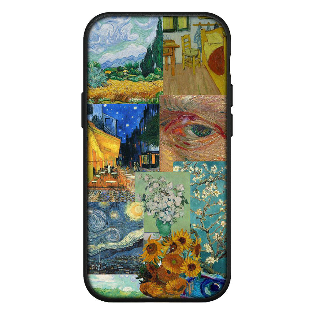 Для iPhone 16 15 Xiaomi Redmi Note 13 12 11 Pro Max X 9 14 Plus XR Samsung Galaxy A15 S24 S23 Huawei OPPO Starry Night Sunflower Van Gogh чехол для телефона