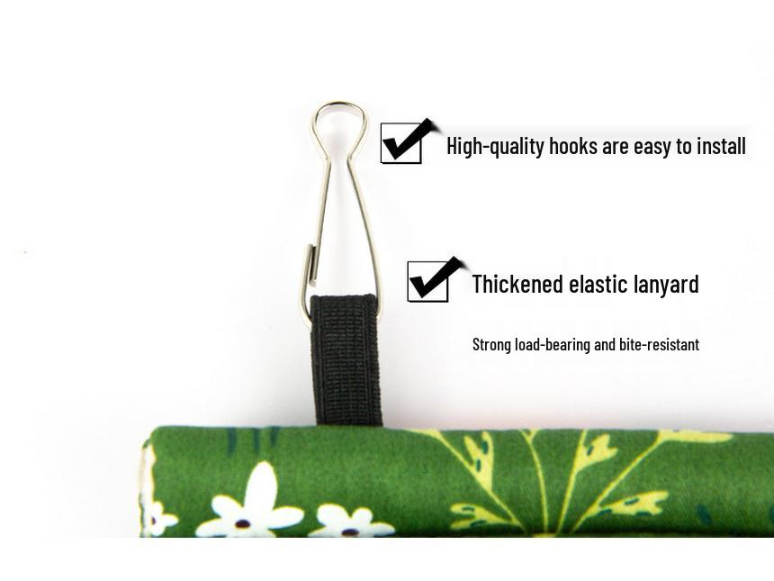 Уютное осенне-зимнее гнездо для попугая: Утолщенный цилиндрический домик-гнездовье для корелл и пионовых птиц