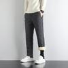 Men's Thermal Fleece Large Size Sweatpants Plush Thickening Cotton-padded Trousers Casual Pants