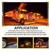 18PCS LED Marker Lights Trailer 12V Waterproof Amber Chicken Lights for Semi Trucks Freightliner Cargo – Universal Fit