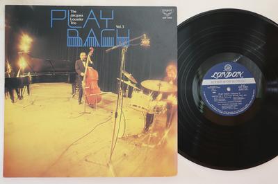 Виниловая пластинка JACQUES LOUSSIER TRIO Play Bach Volume 3 GXF3083 LONDON 1976 Япония Джаз Б/у