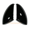 Side Wing Mirror Caps Cover for VW Tiguan MK1 I 1 for Skoda Yeti Sharan 2009 2010 2011 2012 2013 2014 2015 Replace Black