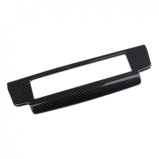 Carbon Fiber Center Console Button USB Panel Cover Trim For Nissan Frontier