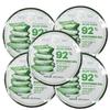 Soothing & Moisture Aloe Vera 92% Soothing Gel, 300ml, 5 Pieces