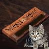 Elegant Wood Cat Whisker & Beard Hair Storage Box With Magnetic Closure Feline Memorabilia Container Pet Hair Keepsake Organizer
