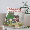 Cartoon Babar The Elephant Pillow Gifts Home Office Furnishings Bedroom Sofa Car Cushion Cover case xcm