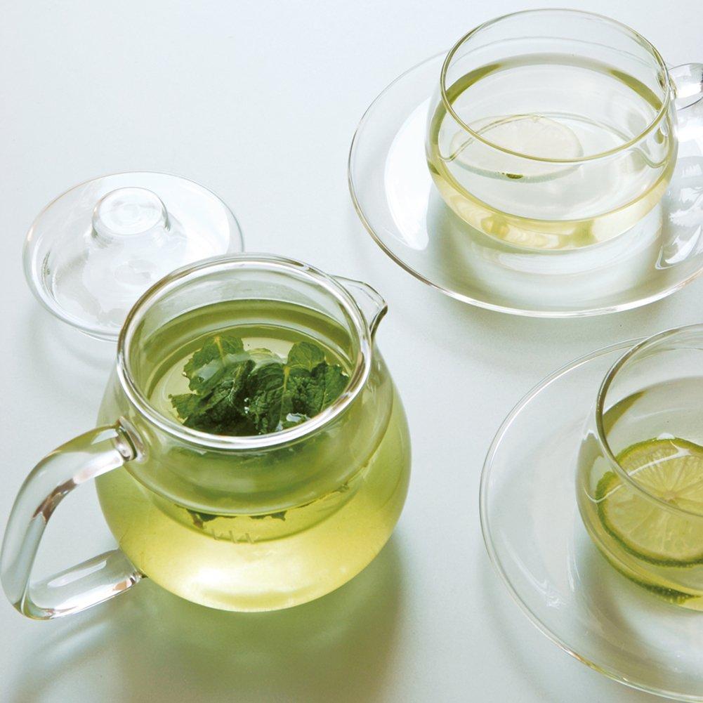 Kinto Кружка UNITEA 450 мл м Безопасное термостойкое стекло Подарок 8291 Можно мыть в посудомоечной машине/микроволновой печи