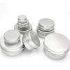 10Pcs 5g 10g 15g Empty Aluminum Tins Cans Screw Top Round Candle Spice Tins Cans With Screw Lid Container Cosmetics Cream Bottle