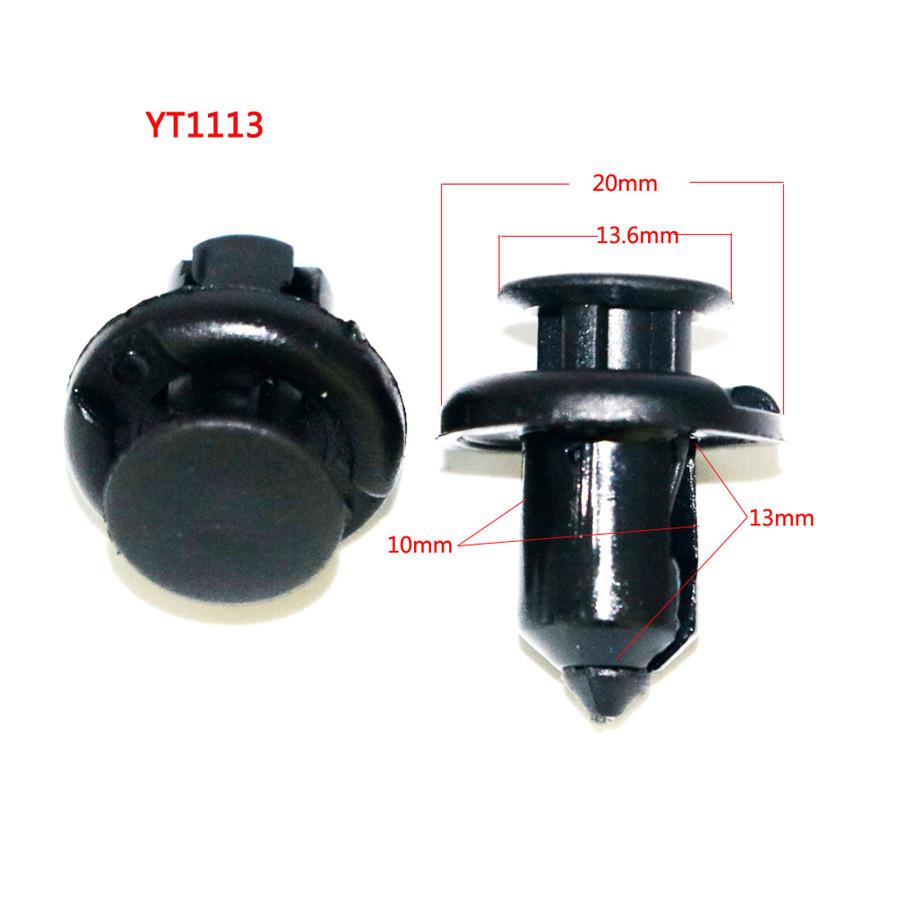 200 шт смешанные автомобильные зажимы для бампера, фиксатор, заклепка, дверная панель, крепеж для облицовки крыла