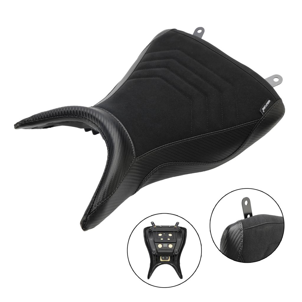 Подушка водительского сиденья переднего рейдера из искусственной кожи, синяя для Yamaha Mt-03 Yzf-R3 2015-2023