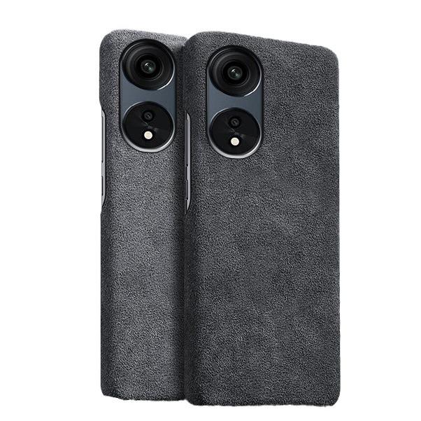 Чехол для мобильного телефона OPPO A1 - замшевый получехол, ультратонкий защитный чехол