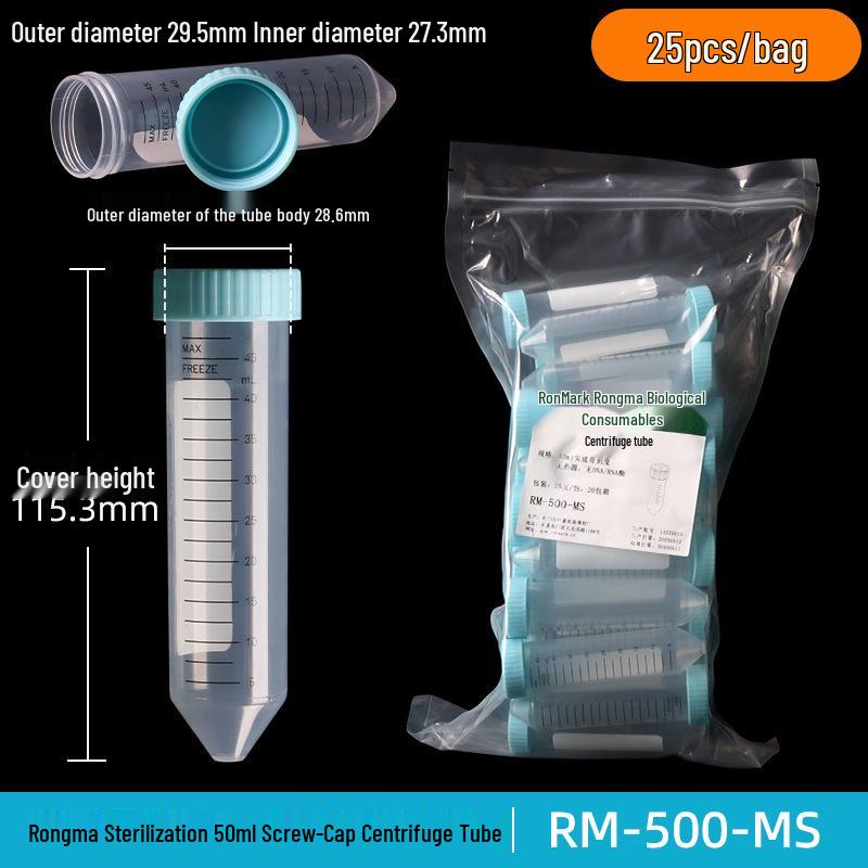 Laboratory Plastic Tubes: PCR, Centrifuge & Seed Bottles in 0.2/1.5/5/10/15/30/50ml