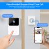 WIFI Wireless Doorbell with Camera 1080 HD Bidirectional Audio WiFi Video Intelligent Intercom Doorbell Security Smart Home