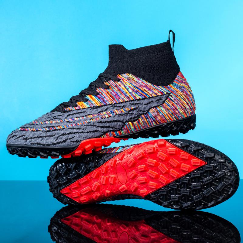 Новые молодежные футбольные бутсы мужские длинные шипы взрослые шипованные женские для тренировок на траве спортивная обувь