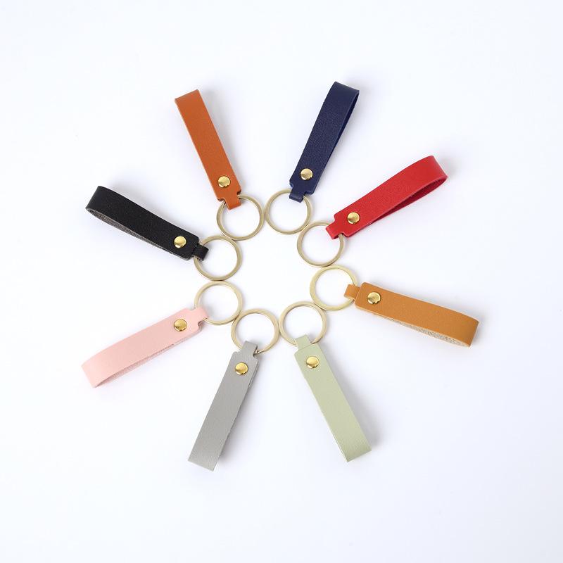 1 шт. ПУ кожаный автомобильный брелок поясной кошелек брелки держатель для ключей повседневный кожаный ремешок шнурок брелок