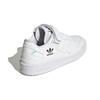 Adidas Forum J Белые переливающиеся детские кроссовки Cloud-White Core-Black GY9249