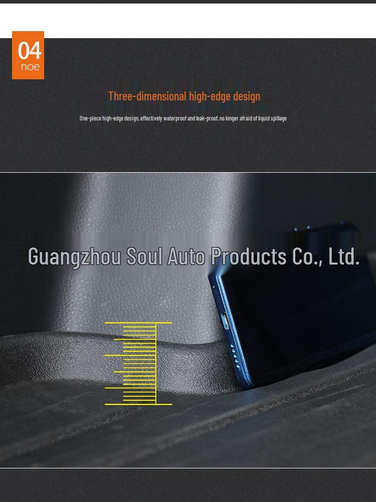 Luxgen U6, Grand 7, SWM X7, G01 Waterproof & Eco-Friendly TPE Trunk Mat