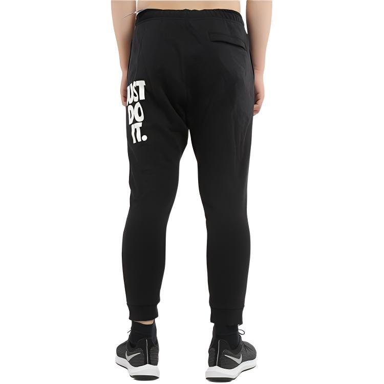 Nike Мужские черные утепленные спортивные штаны из флиса с буквенным принтом, вязаные спортивные штаны AT5266-010