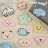 Embroidery Label Self-adhesive Embroidery Sticker Plush Cartoon Cloud Bear Cloth Label DIY Hand Account Clothing Accessories Cloth Sticker