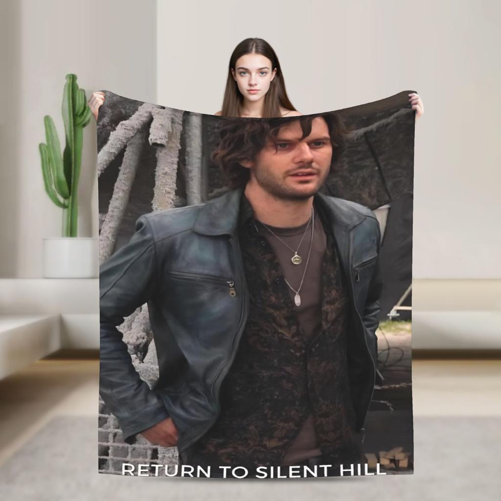 Return to Silent Hill Movie 2026 Throw Blanket for Couch Soft Cozy Plush Blanket Multiple Sizes Bedspreads for All Seasons