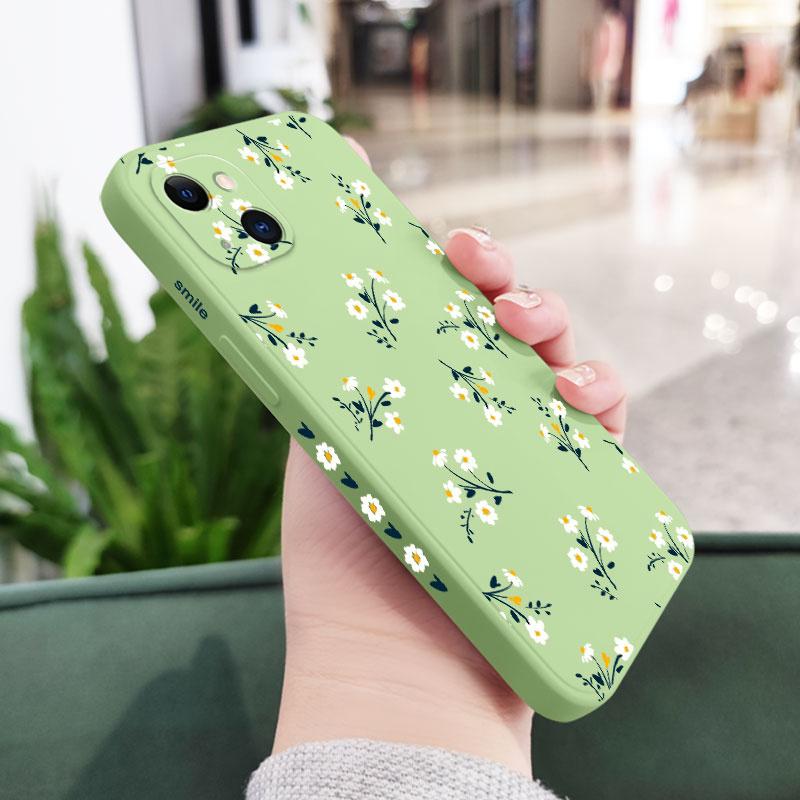 Nice Flowers Phone Case For iPhone 17 Air 16 16e 15 14 13 12 11 X XR XS Plus Pro Max Mini Silicone Cover