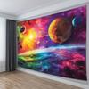 Красочная Галактика Планеты Туманность Космос Настенный Гобелен Для Спальни Гостиной ДекорКосмическая Вселенная Арт-Принт Домашний Декор