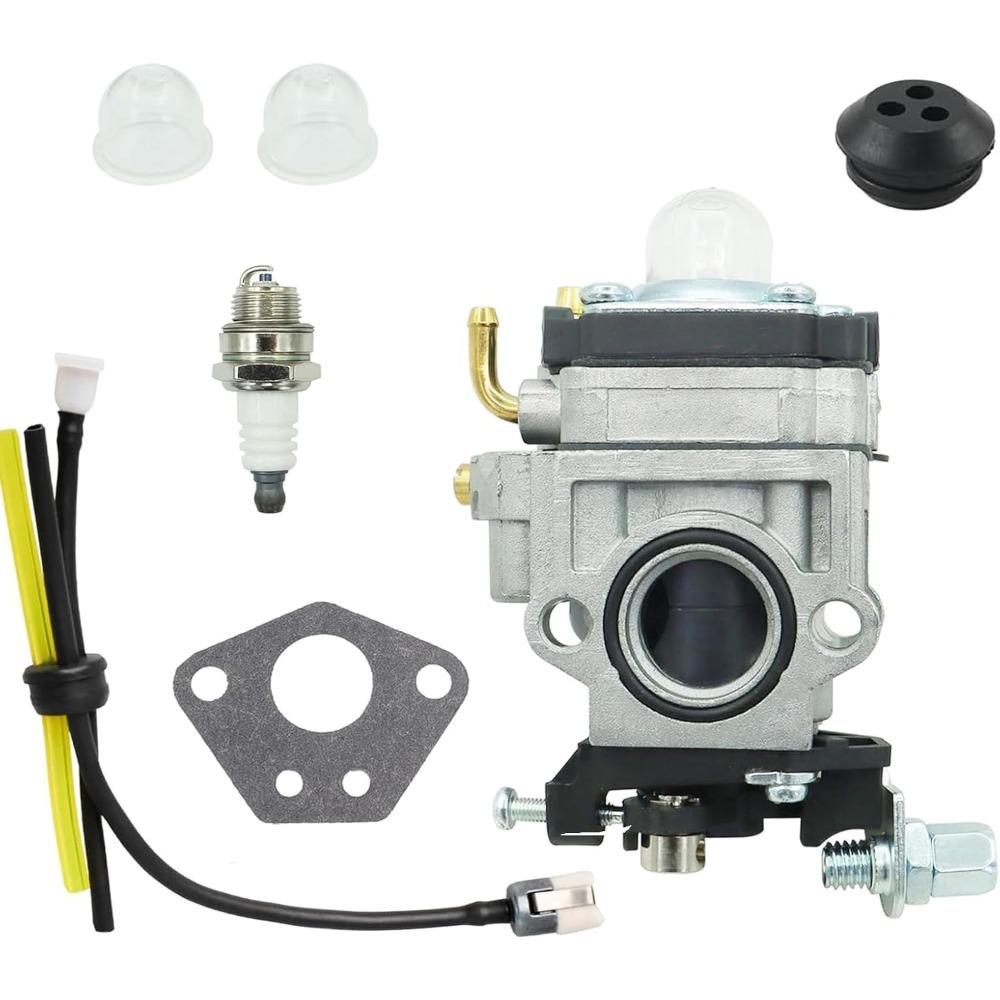 CM46BT Carburetor for Craftsman CMXGAAH46BT 46cc Backpack Blower Carb Kit Replacement Parts with Primer Bulb Spark Plug Fuel Line Grommet