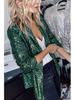 European and American Women's Sequined Long-Sleeve Autumn/Winter Blazer, 2025 Collection