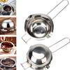 Household Handmade 304 Stainless Steel Melting Bowl, Chocolate Heating PotWax Melting Pot, Butter Melting PotSugar Boiling Pot
