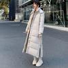 Women's Down Jacket  Winter New Long Fashion Hooded Thick Loose Warm Padded Coat