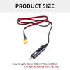 Прочный кабель 14AWG 12V XT60 (папа) на автомобильную розетку (папа) для солнечных панелей и портативных зарядных станций