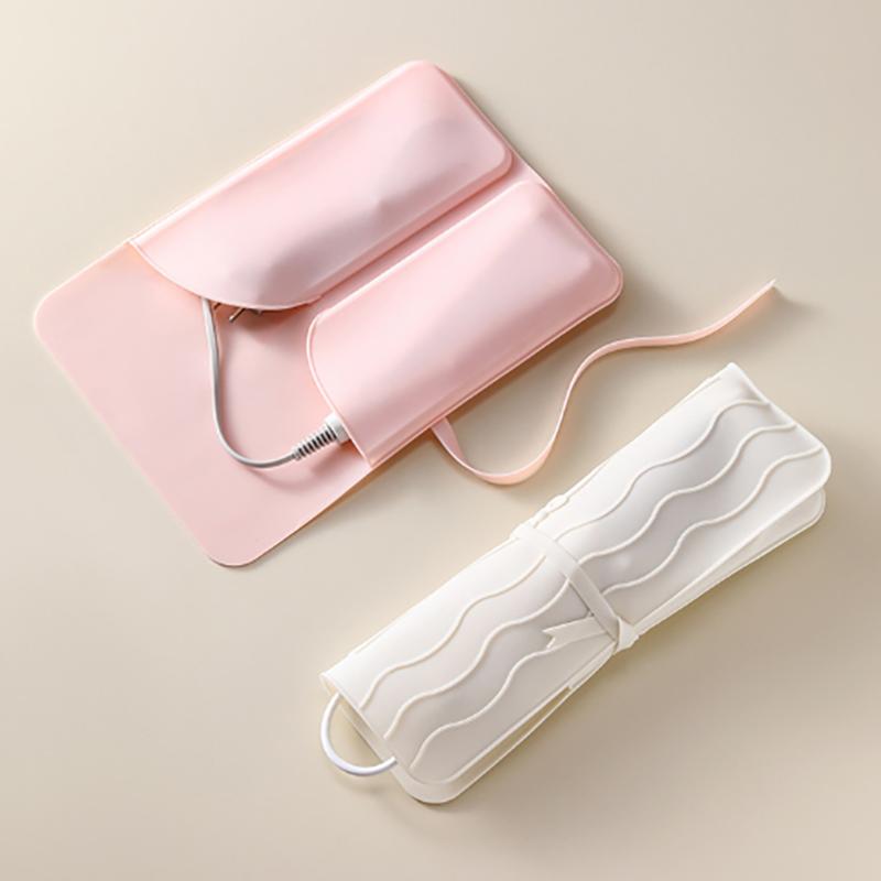 Hair Tools Curling Iron Hair Straightener Hair Dryers Travel Bag And Heat Resistant Mat 2 In 1 Organizer Hair Travel Case