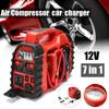 7 In 1/ 6 In 1 Portable Air Compressor Car Charger Battery Jump Starter Multifunation Boost Power Booster 12V 2.1A