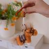 Fluffy Stuffed Animal Keyring Mascot Dolls Plush Horse Doll Pendant  Birthday Gift