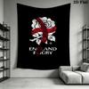 England Rugby Pattern Home Decor Tapestry, Wall Hanging, Decorative RV Wall Cloth.ZGT0914035