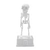 1D Printed Dancing Skeleton Aquarium Bubbler Plastic Air Driven Fish Tank Dance Skull Ornament with Air Tube Gothic