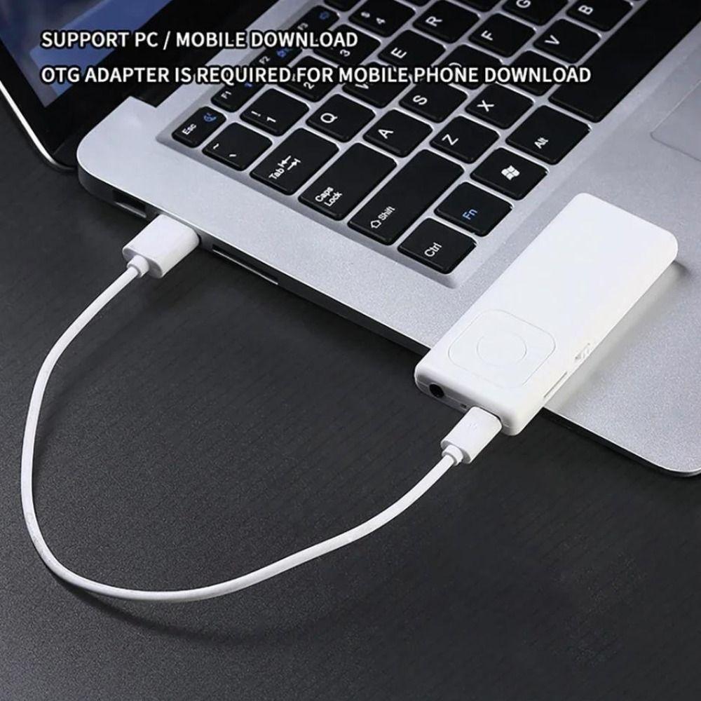 Ultra-thin Student MP3 Long Strip Mini Music Player Fashion MP3 Music Player Children Gift