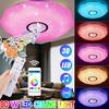 200 Вт Wi-Fi Современные светодиодные потолочные светильники RGB Домашнее освещение Приложение Bluetooth Музыкальный свет Лампы для спальни Смарт-диммируемая музыкальная потолочная лампа