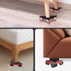 Furniture Dolly, Furniture Movers with Wheels, 3 Wheel Dolly 4 Pack with Lifter,Heavy Furniture Roller Move Tools
