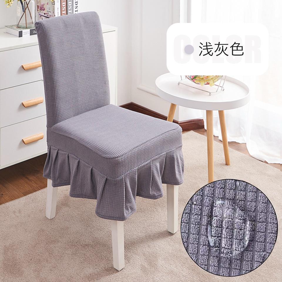 Chair Cover Waterproof Skirt Chair Cover Banquet Chair Cover Elastic Dining Table and Hair Covers Waterproof Chair Cover