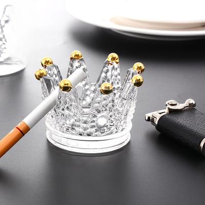 Европейская хрустальная корона, стеклянный подсвечник для чайной свечи, кольцо, ароматический подсвечник, украшение для дома