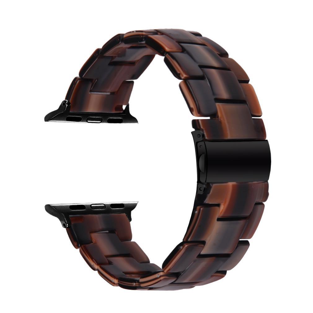 "Compatible Resin & Rubber Strap for Apple Watch 42mm/46mm"