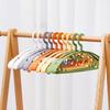 10PCS I KNOW Brand Green Wide Shoulder Thickened Non-slip Clothes Hanger Household Clothes Drying Rack Plastic Clothes Hanger