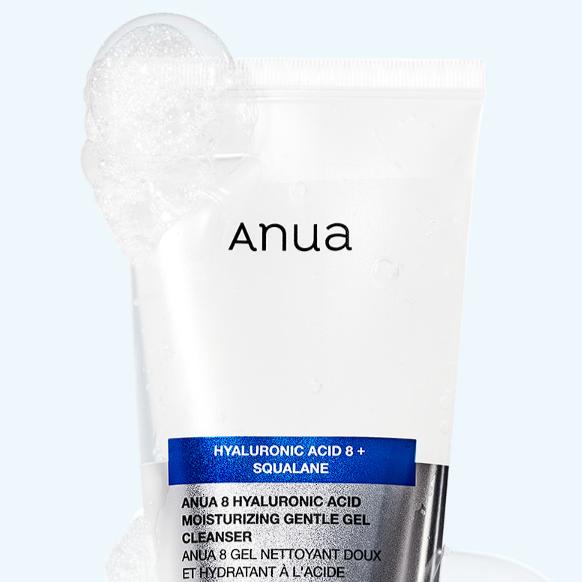 Anua 8 Hyaluronic Acid Moisturizing Gentle Gel Cleanser 150ml Deep Cleanse Soothing Sensitive Skin Hydrating Non-Tightening